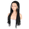 Micro Braided Lace Front Wigs Black Women Long Synthetic Hair Wig Heat Resistant/Free Shipping