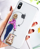 Beautiful Girl Pattern Case For iPhone 11 Pro Max, 11 Pro, 11, Xs Max, XS/X, Xr, 8/7 Plus, 8/7, 6s Plus, or 6/6s