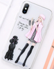 Beautiful Girl Pattern Case For iPhone 11 Pro Max, 11 Pro, 11, Xs Max, XS/X, Xr, 8/7 Plus, 8/7, 6s Plus, or 6/6s