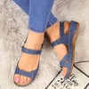 2020 New Women Sandals Soft Three Color Stitching