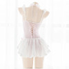 Kawaii Lace Mesh Tutu Bodysuit Sweet Lolita Lingerie #JU3027