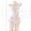 Kawaii Lace Mesh Tutu Bodysuit Sweet Lolita Lingerie #JU3027