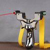 Flat Band Rotating Bow Head Hunting Slingshot