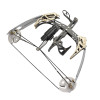 AMEYXGS Mini Compound Bow Kit and Arrow Set 25lbs Draw Weight for Fishing and Hunting