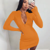 Ribbed Turtleneck Mini Dress