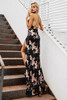 Women High Slit Maxi Dress