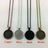 Glow in the Dark Glass Pendant Necklace