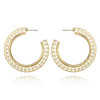 Hollow Out Hoop Earrings