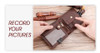 Real Cowhide Leather Men's Compact Wallet