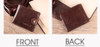 Real Cowhide Leather Men's Compact Wallet