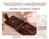 Real Cowhide Leather Men's Compact Wallet