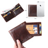 Real Cowhide Leather Men's Compact Wallet