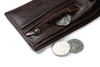 Men Leather Wallets with Coin Pocket