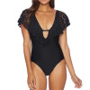 Sexy Off The Shoulder One Piece Swimsuit