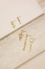 Mini Assorted Gold Dangle Diamond Shape Earrings