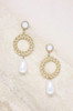 Twisted Drop Pearl Earrings Twisted Drop Pearl Earrings
