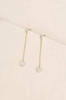 Lots of Love Chain & Heart Drop Stud Earrings