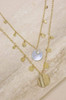 Pacific Princess 18kt Gold Plated Layered Shell Necklace