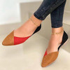 2020 Autumn Women Flat Fashion Mixed Colors Ladies Loafers Pointed Toe Slip On Casual Sandals Comfortable Female Office Shoes