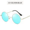 Retro Punk Style Round Polarized Sunglasses  Men Women Brand Designer Round Metal Frame  High Quality  Sun Glasses UV400