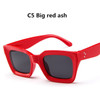 ZXRCYYL cute sexy retro cateye sunglasses women small black white triangle vintage cheap red sun glasses female uv400