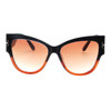 2019 New Brand Sunglasses Women Luxury Designer T Fashion Black Cat Eye oversized Sunglasses Female Gradient Sun Glasses oculos
