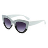 Black Classic Cat Eye Women Sunglasses Designer Brand Trend Style Glasses Adult Eyeglasses