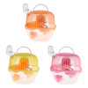 Portable Hamster Travel Carrier Practical Plastic Hamster Cage Durable Hamster Living Habitat House