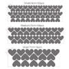 Heart Wall Sticker for Kids Bedroom