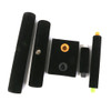 Black Velvet 2-Tiers T-Bar Display Stand Jewelry Holder Accessories Rack