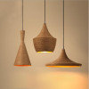 Musical instrument dining chandelier industry creative personality contracted modern bar restaurant lamp retro bedroom hemp rope