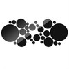 Geometric Circle 3D Stereo Removable Mirror Wall Sticker Home Background Decoration Home Decoration Accessories Round Mirror