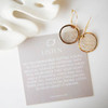 Capiz Shell Earrings Round