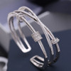 High Quality Fashion temperament CZ Crystal bangles/bracelet