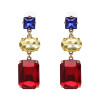 Geometric Statement Charm Drop Dangle Earrings