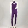 New Texture  Push Up Fitness Rompers Womens Jumpsuit