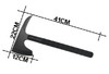 Outdoor Camping Axe Aluminum Handle