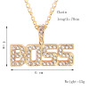 Iced Out Boss Pendant Chain