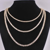 Iced Out Cubic Zirconia Rope Chain