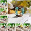 Handmade Wood resin ring
