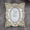 Luxury baroque style golden photo frame 6/7 inch desktop creative resin photo frame gift home wedding wall decoration