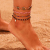 Imitation Pearl Shell Star Beads Trendy Ankle Bracelet