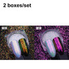 1 Box 1g Holographic Nail Glitter Sequin Shiny Powder Manicure