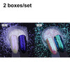 1 Box 1g Holographic Nail Glitter Sequin Shiny Powder Manicure