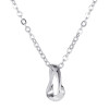 Minimalist Style Twisted Triangle Necklace
