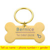 Personalized Cat Dog Pet ID Tag Keychain Engraved Pet ID Name for Cat Puppy Dog Collar Tag Pendant Keyring Bone Pet Accessories Personalized Cat Dog Pet ID Tag Keychain Engraved Pet ID Name for Cat Puppy Dog Collar Tag Pendant Keyring Bone Pet Accessories