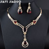 New Fashion women Wedding Bridal  Party gold-color Jewelry  Sets
