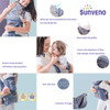 SUNVENO Ergonomic Baby Carrier Infant Baby Hipseat Waist Carrier Front Facing Ergonomic Kangaroo Sling for Baby Travel 0-36M