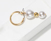 Pearl hoop Earring
