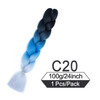 24 Inch 105 Color Jumbo Braiding Hair